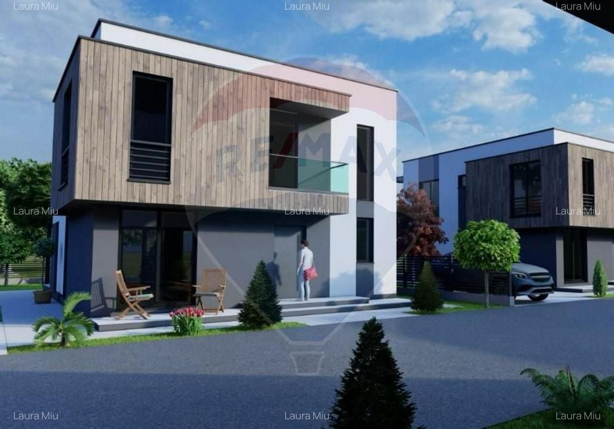 De vanzare Casa / Vila 5 camere la rosu + 540 mp teren Balotesti - 1