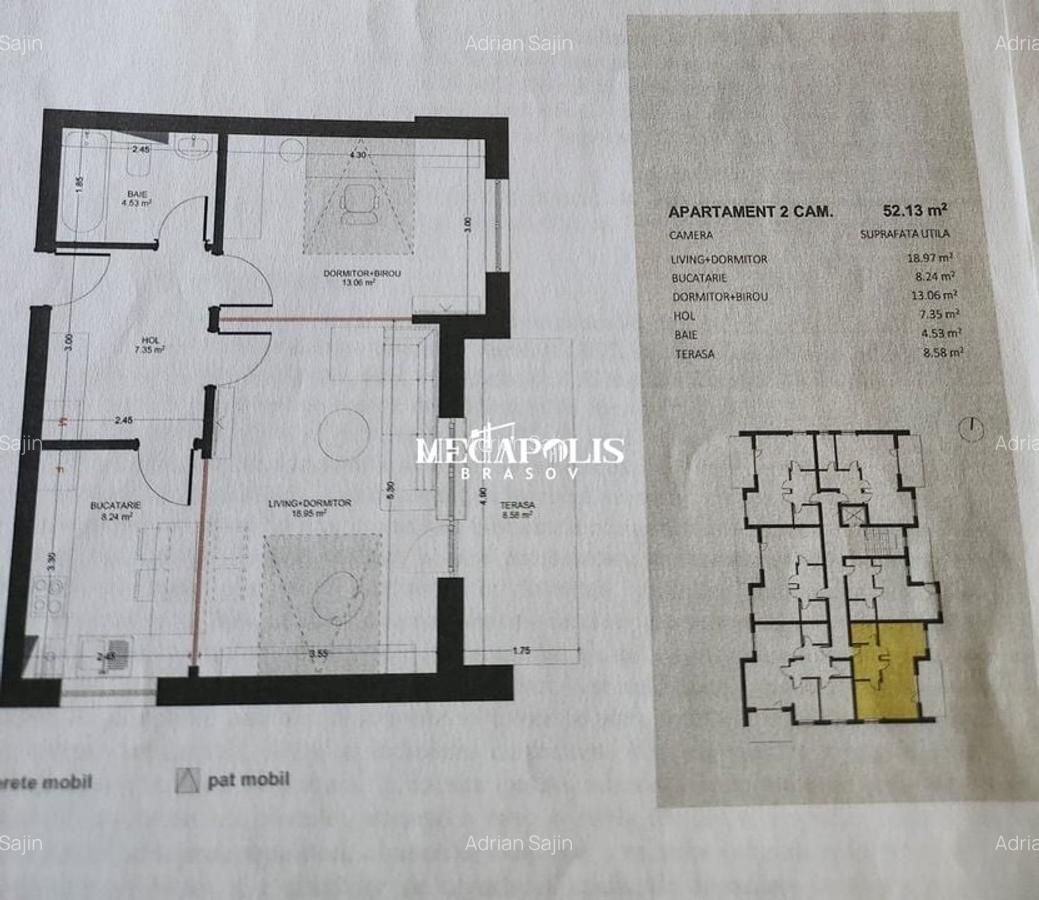 Apartament 2 Camere | Decomandat | Parcare | Avantgarden Faza 5 - 4