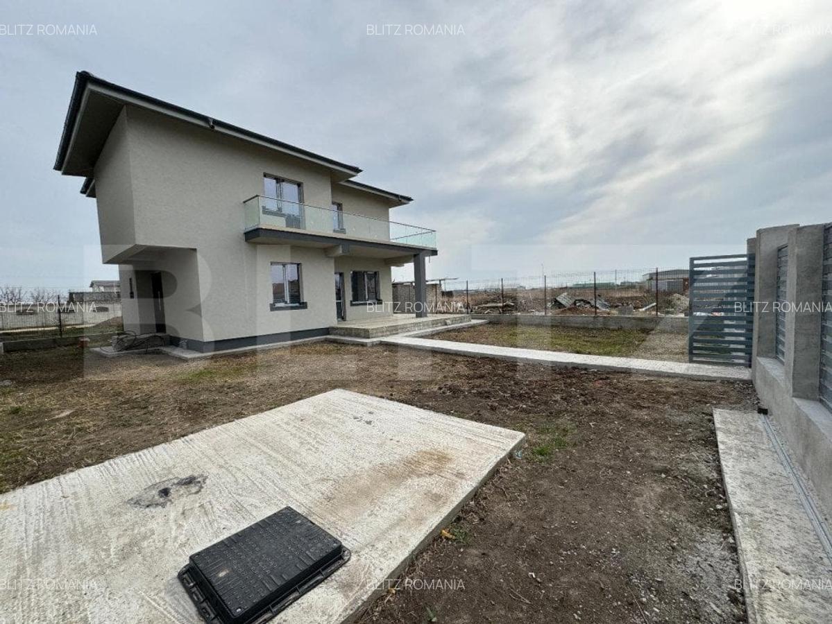 Casa semi-finisata P + E, 111 mp utili, teren 339 mp, Pielesti, zona Magnolia - 17