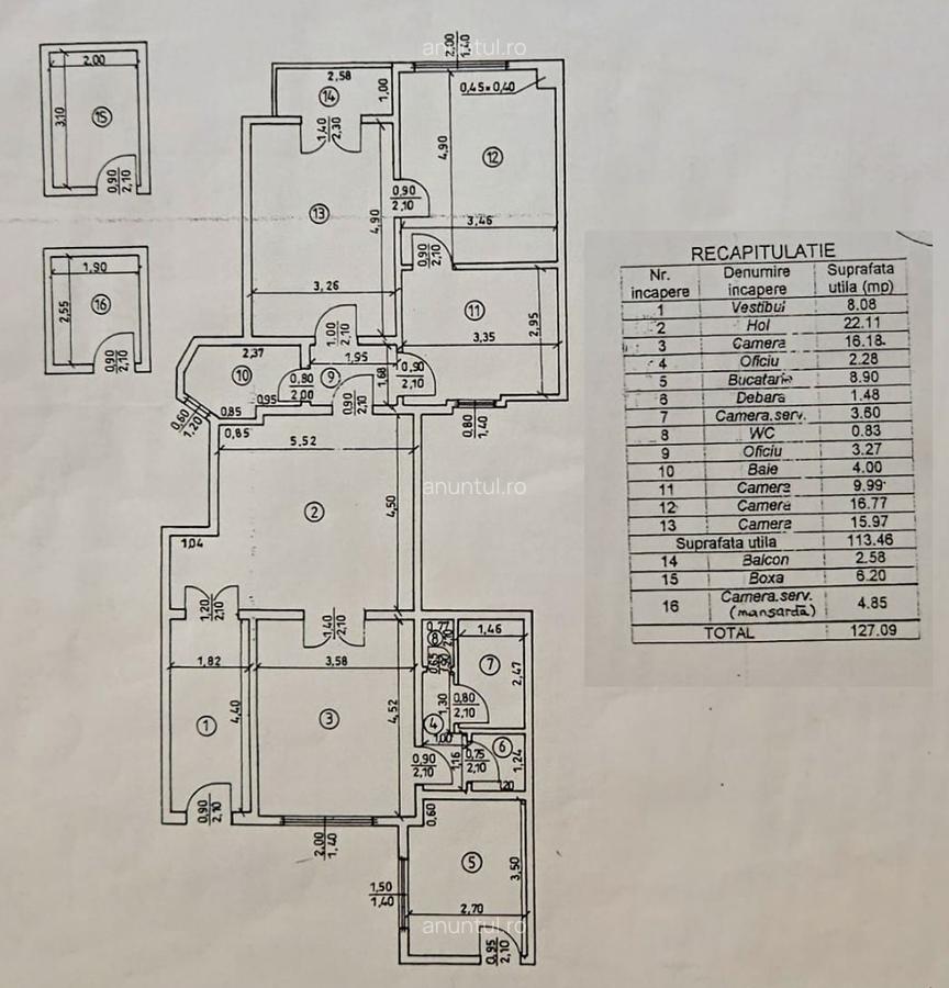 Piata Romana, langa Ambasada Angliei, 4 camere - 21