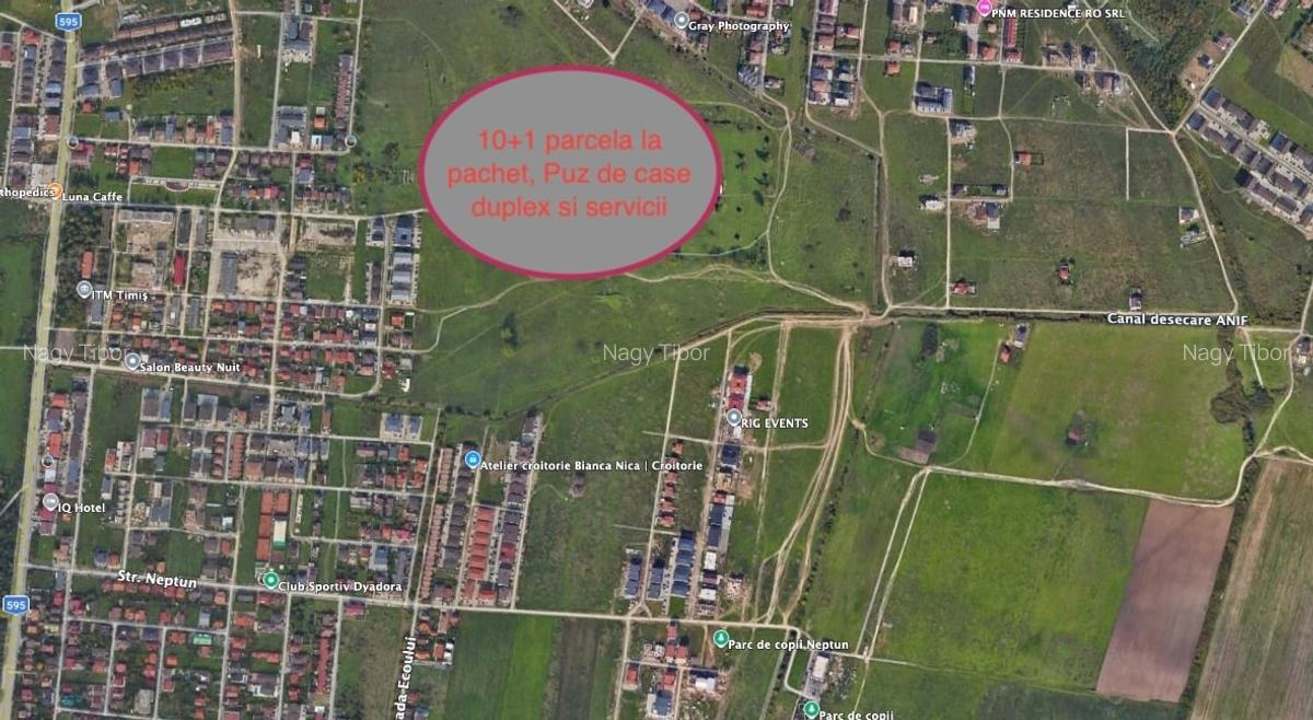 Ocazie! de vanzare terenuri intravilane de casa duplex, suprafețe de 660, 800 mp - 1