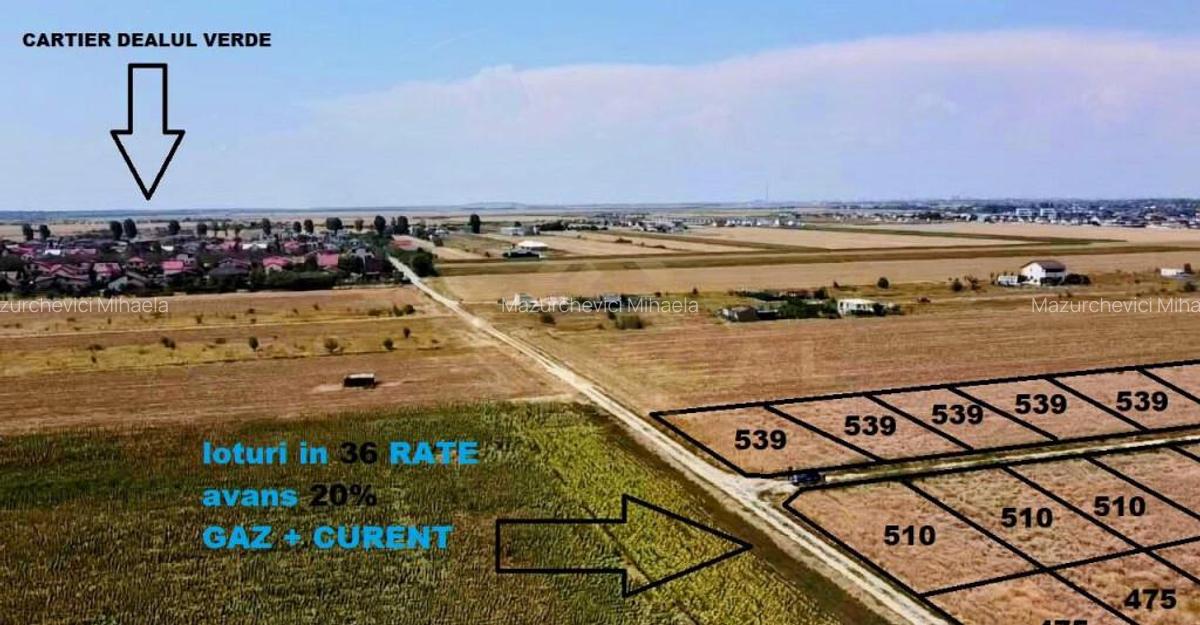 Teren in 36 RATE cu utilitati - com Berceni - 1