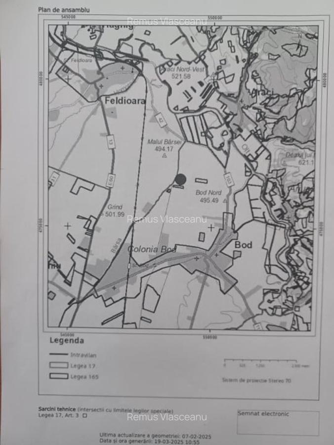De vanzare teren extravilan BOD SAT - 2
