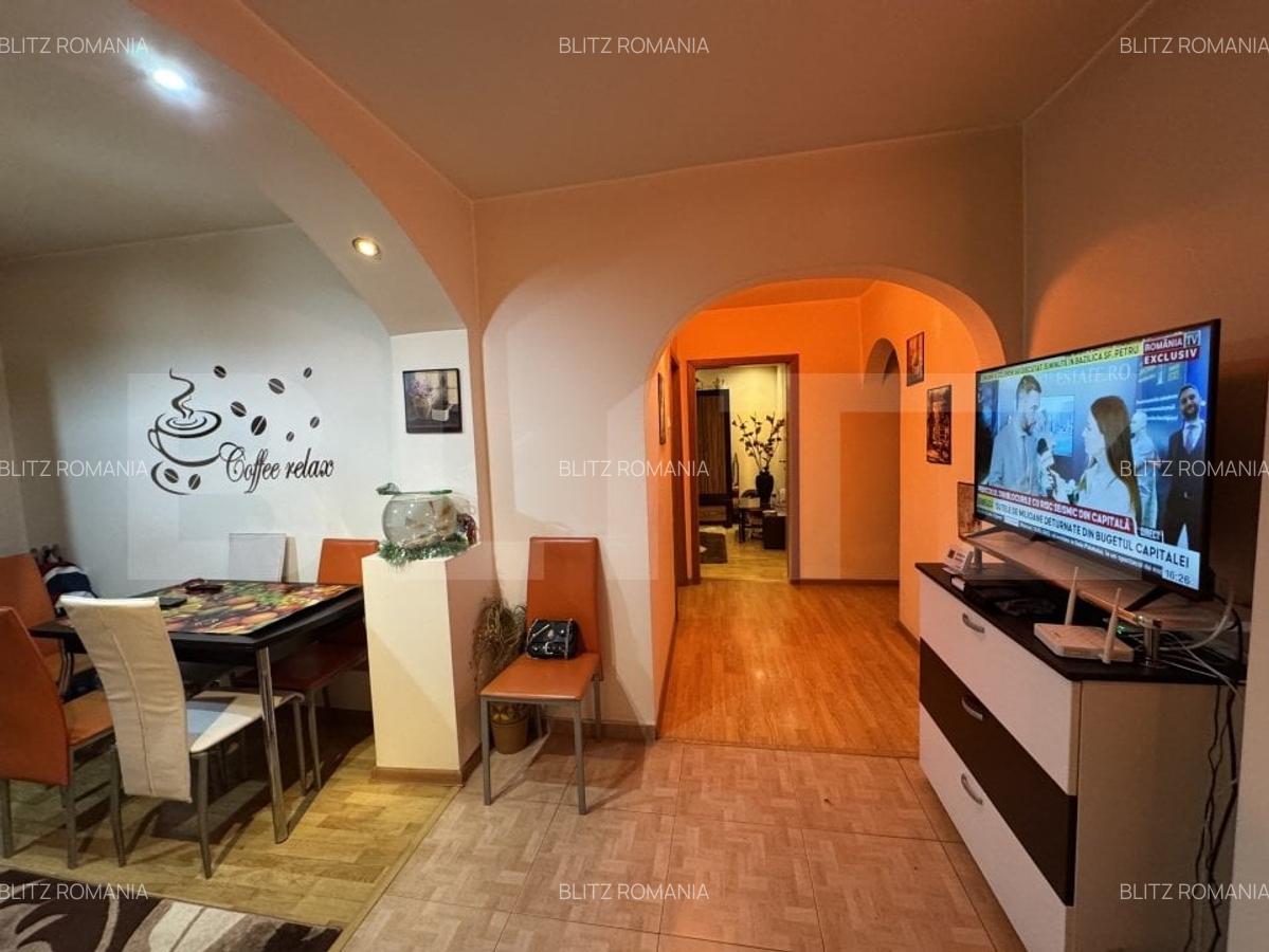 Apartament 4 camere, 80 mp, decomandat, zona 23 August - 7