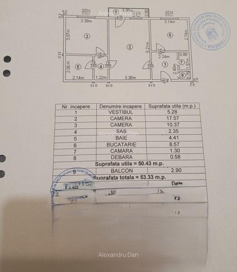 Apartament 2 camere - zona Timpuri Noi - 14