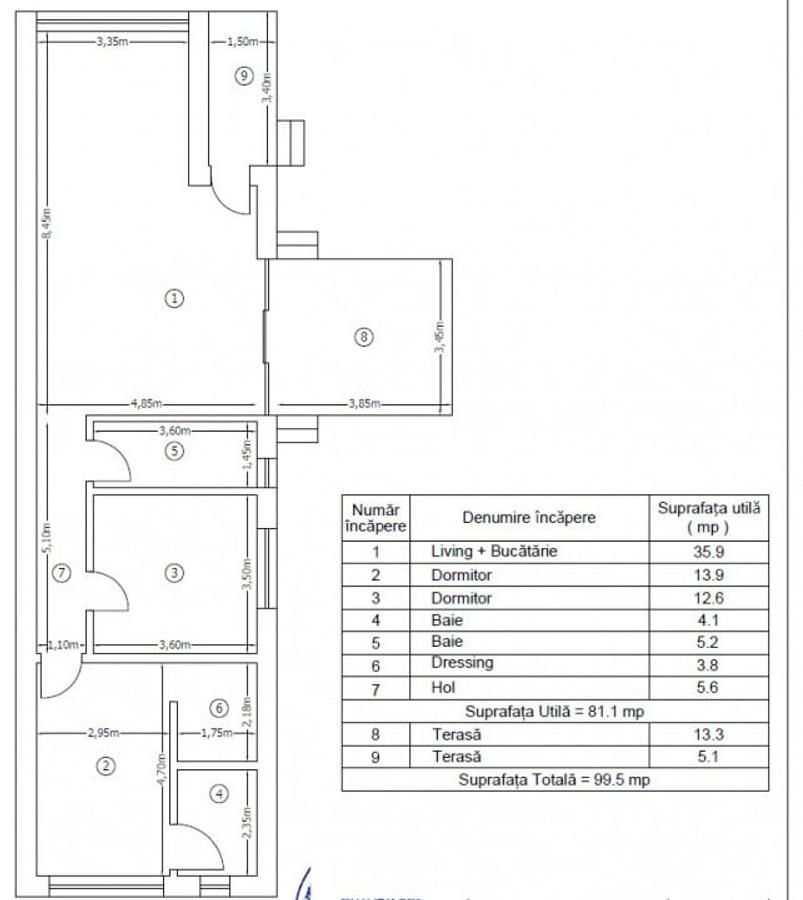 Casa 3 Camere Parter 100mp | Balotesti Dumbraveni | 0 comision | mobilat utilat - 1