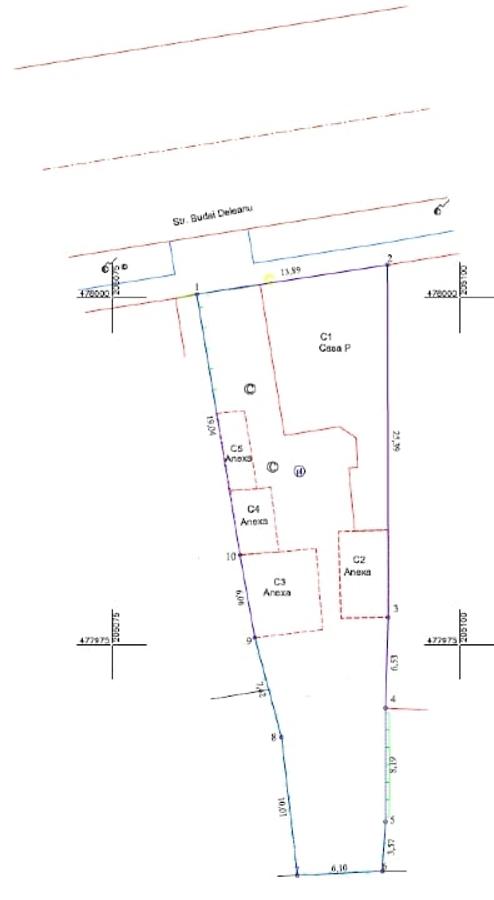 Vand teren 432 mp cu casa demolabila in Iosefin zona M1 - 1