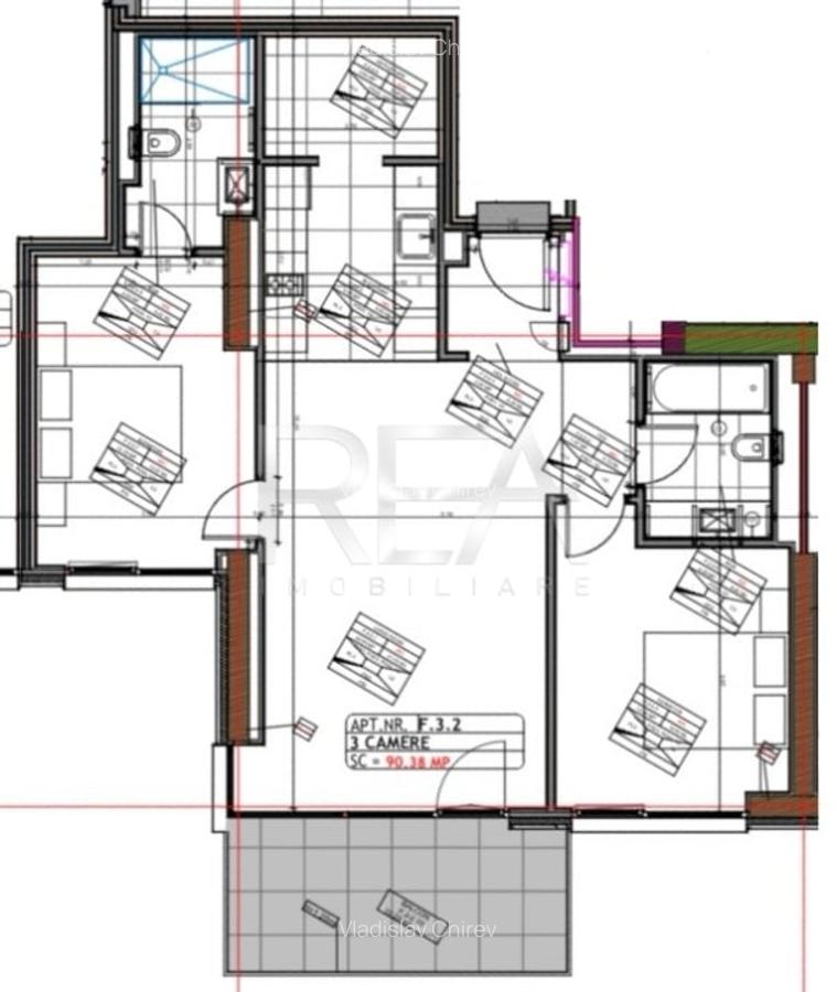 3 camere One Lake Club la 12 min Metrou Pipera - 7