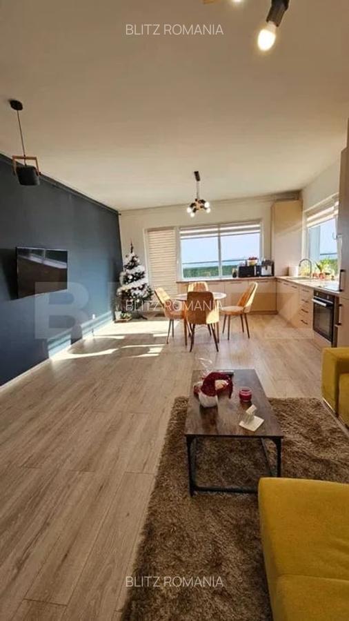 Apartament 2 camere, 53,5 mp, tip penthouse, terasa de 80 mp, Baciu, zona Petrom - 5