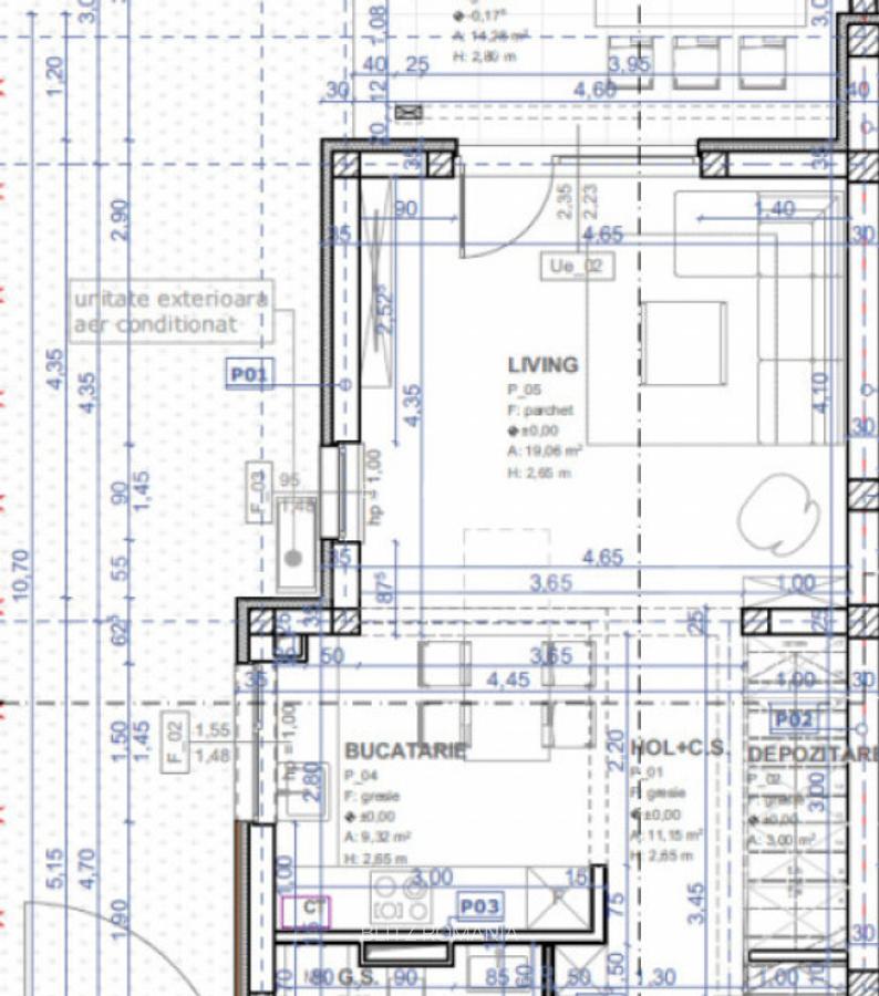 Duplex 3 camere, Su = 84,4 mp, St= 369,5 mp, Mosnita Noua - 2