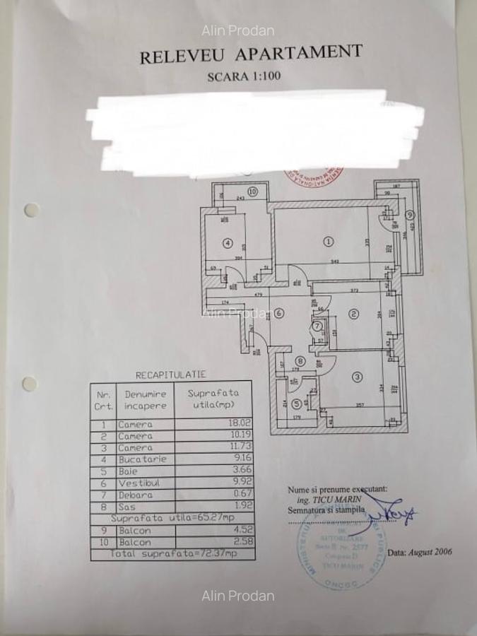 Apartament spatios cu 3 camere, Mihai Bravu - Obor. Comision 0 pentru cumparator - 11