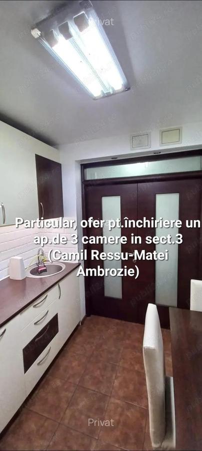 Particular, ofer spre inchiriere un ap. de 3 cam.cu centrala de apart. - 1