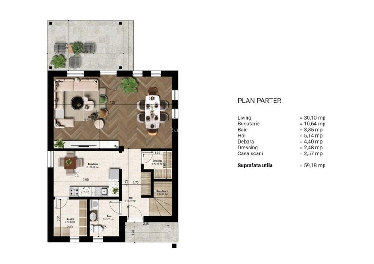 Casa Individuala Parter + Etaj | 350 mp curte | Cernica - Balaceanca - 4