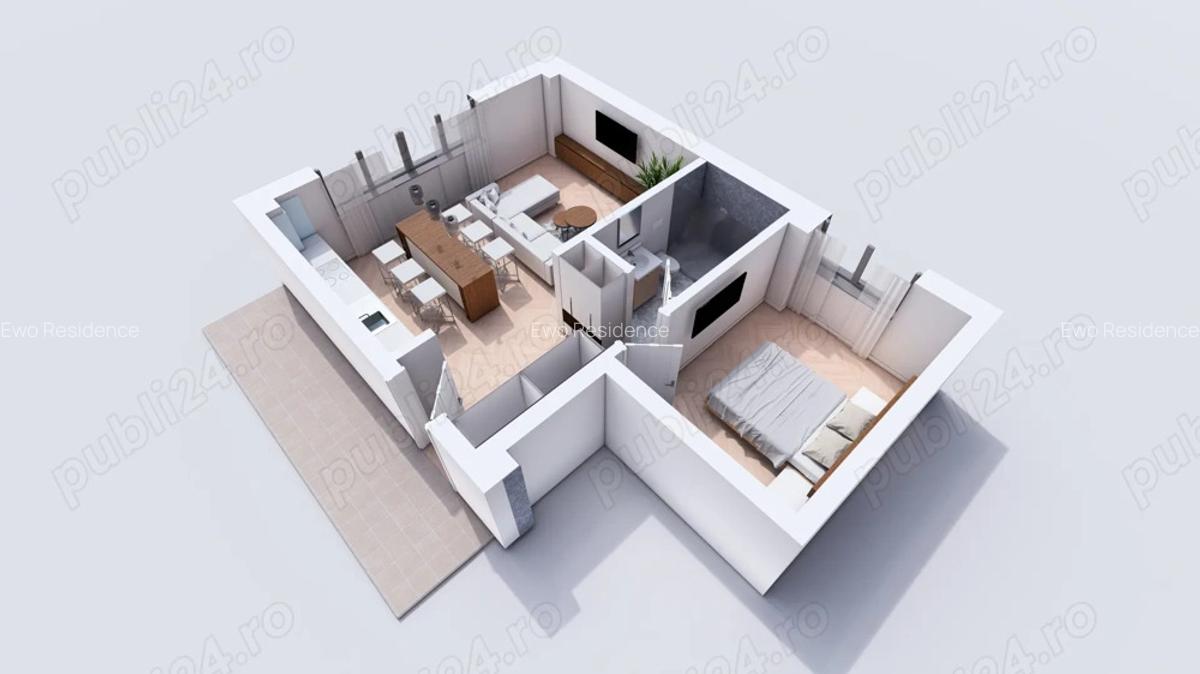 Apartament nou 45 m | Comision 0% - 1250 euro mp - TVA INCLUS - 3