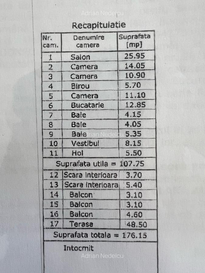 Basarabia - Hercesa -Penthouse-Duplex 4 camere, loc parcare si boxa - 15