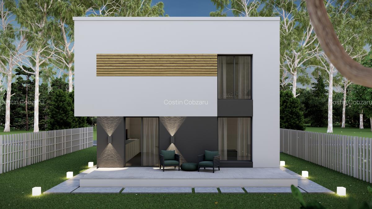 Casa individuală P+1 util 180 mp 5 camere - 4