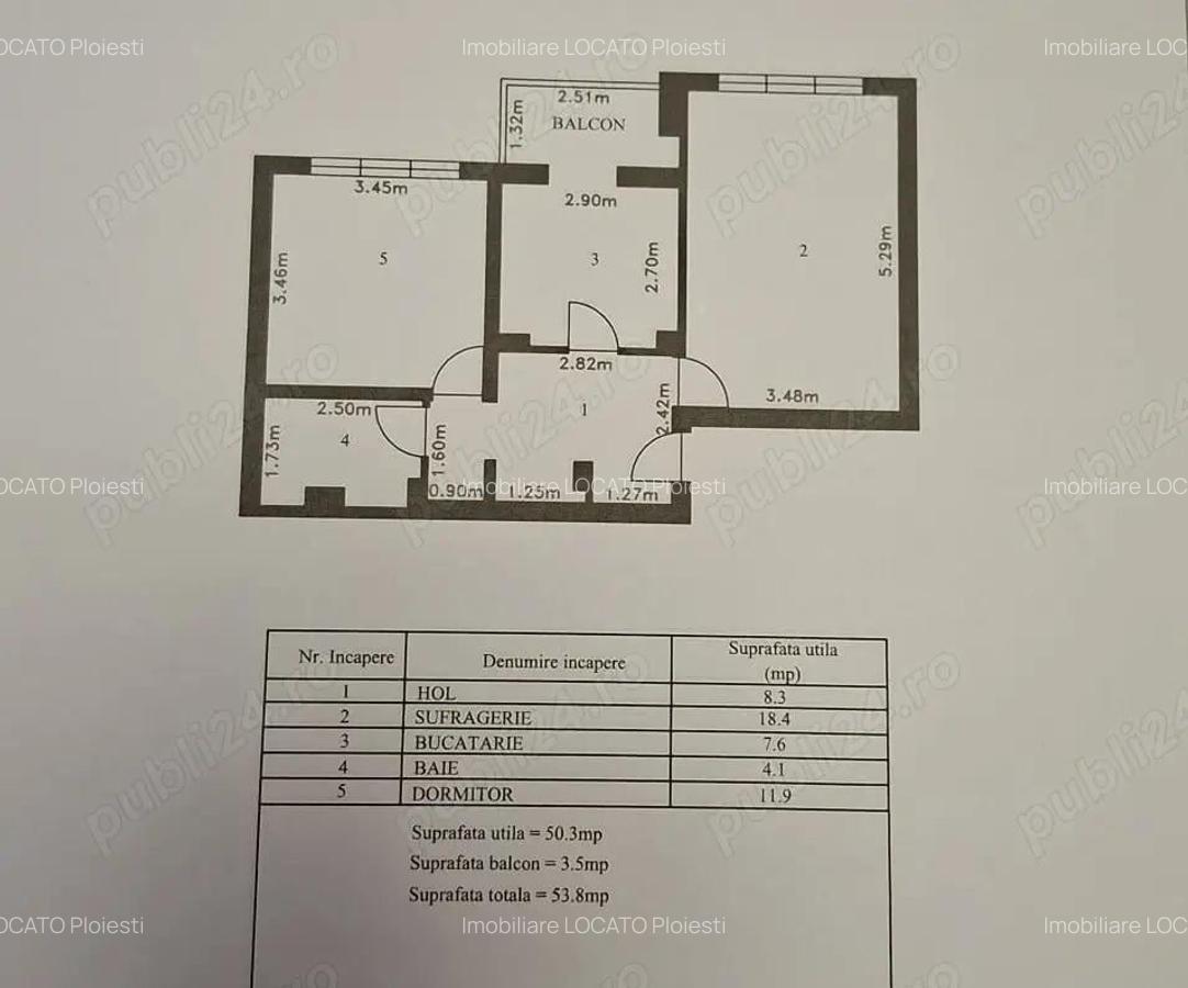 Apartament 2 camere Cartier 9 Mai Stadion ASTRA - Ploiesti - 7