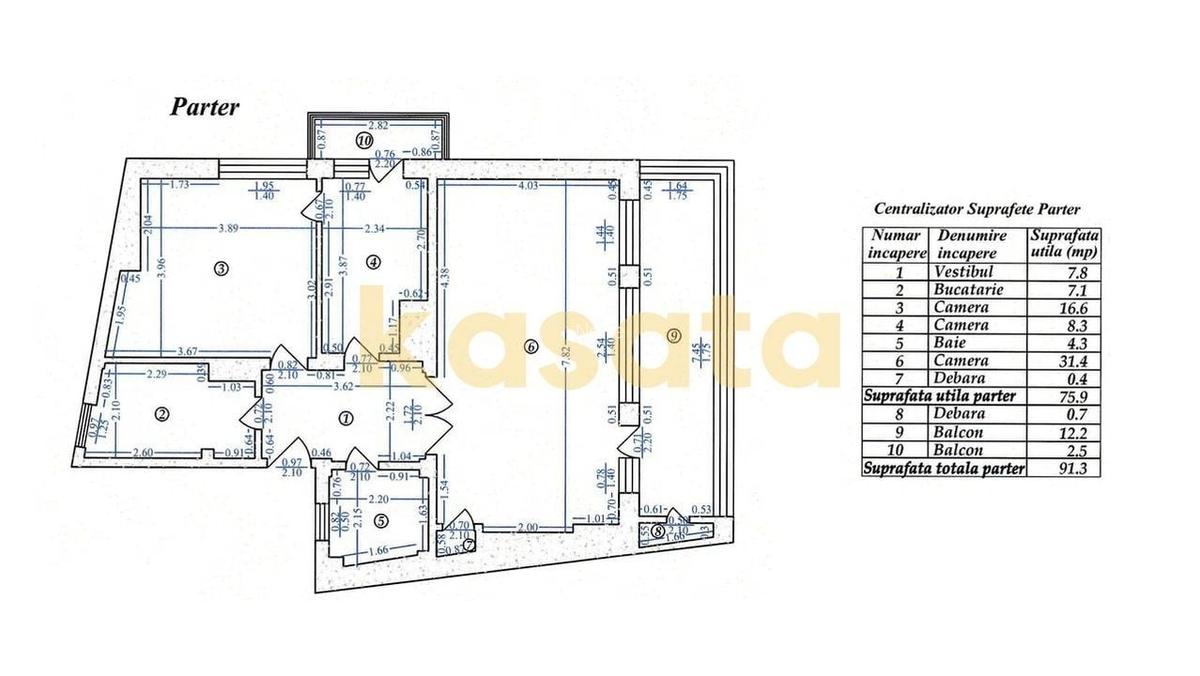3 camere spațios în imobil boutique | Unirii - 31