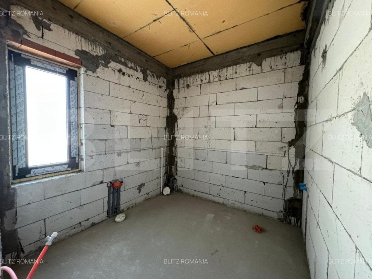 Casa semi-finisata P + E, 111 mp utili, teren 339 mp, Pielesti, zona Magnolia - 6