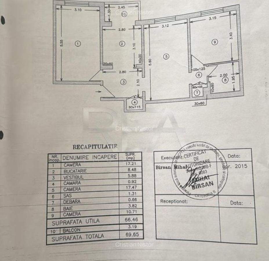 3 Camere Renovat Aproape de Piata Rahova - 10