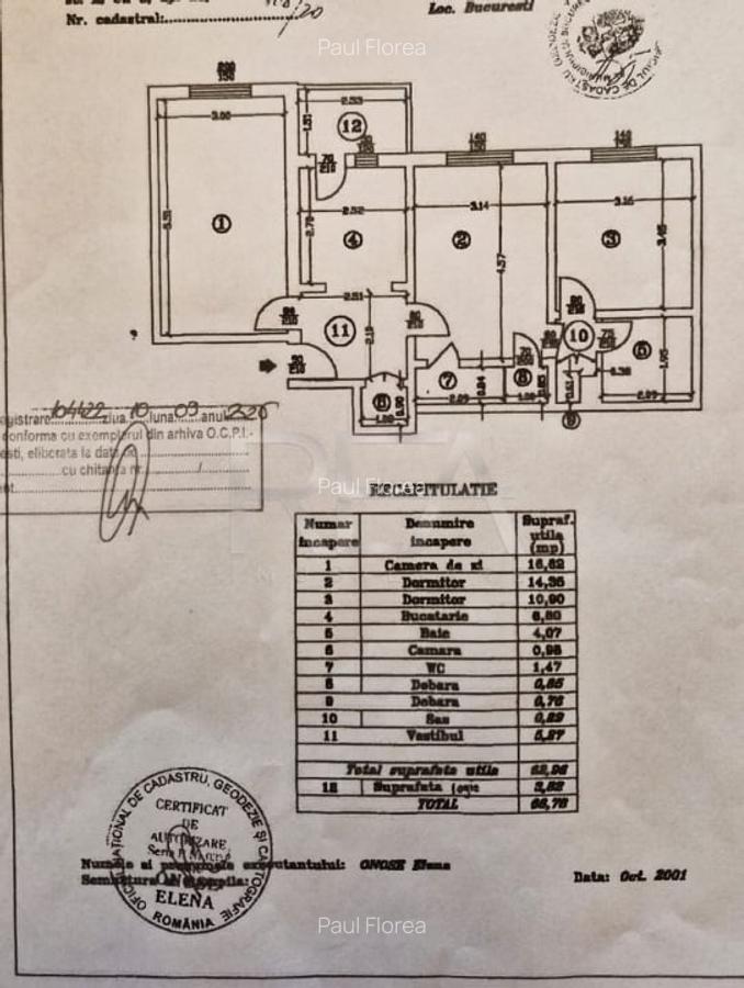Apartament cu 3 camere la 7 minute de metroul Costin Georgian - 21
