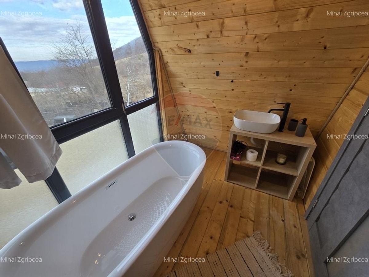 Proprietate Speciala in Gura Raului, Sibiu - Doua Cabane A-Frame - 7