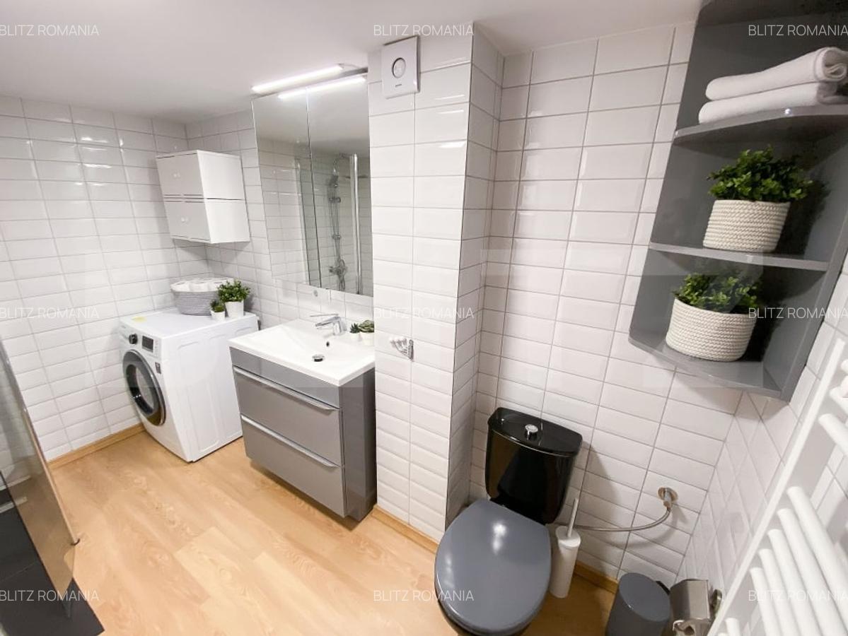 Apartament 3 camere, 100 mp, mobilat utilat, parcare, zona centrala - 4