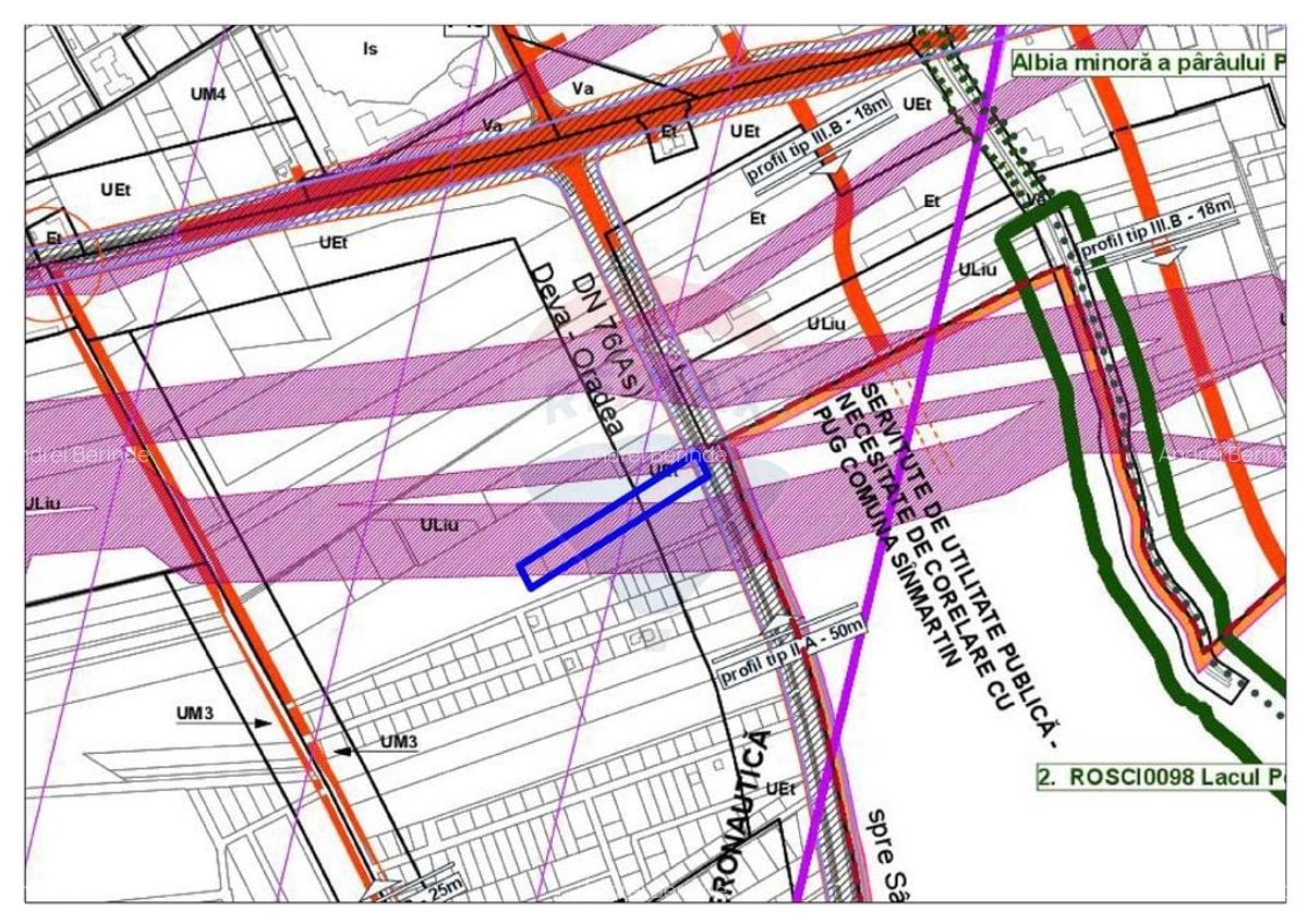 Teren intravilan de vanzare 7,434mp Oradea, Strada Nufarului - 4