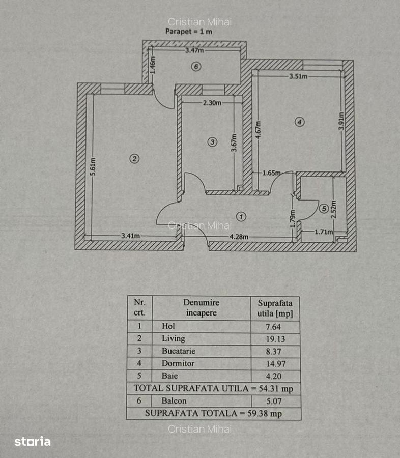 OFERTA > 2 Cam Decomandat > Mobilat si Utilat > Parcare Inclusa > Gata de Mutare - 14