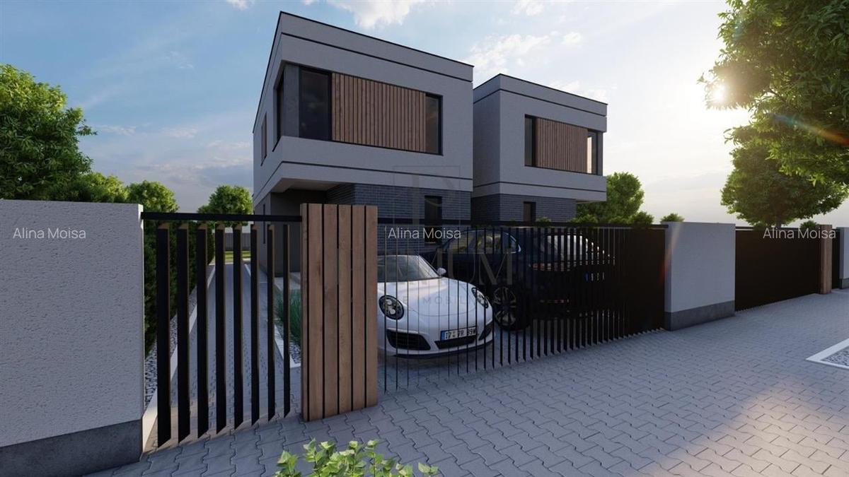 Duplex despartit prin camera tehnica - modern - teren 370 mp - 4