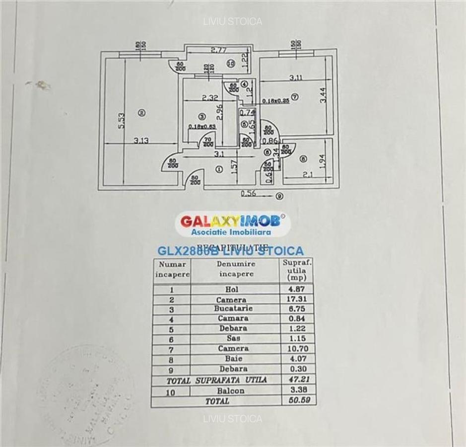 Apartament 2 camere decomandat mobilat si utilat - 8