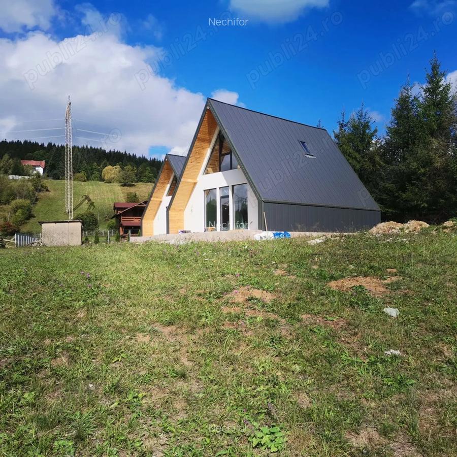 Cabana A Frame cu 3 Dormitoare - Casa de Vacanta cu Teren Valea Doftanei - 2