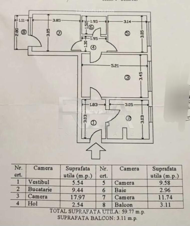 3 camere 3/4, centrala, boxa ,anvelopat Drumul Taberei. - 6
