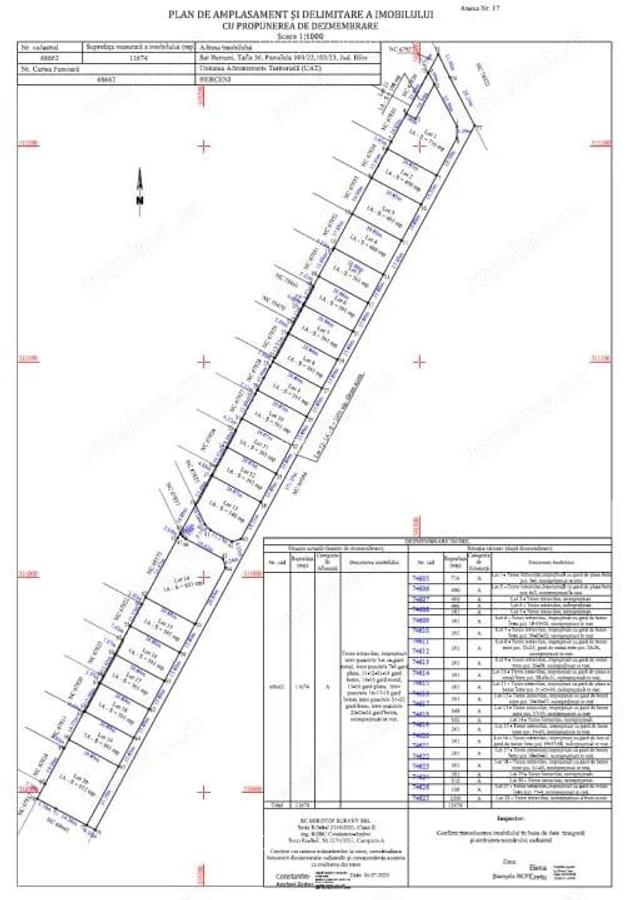 Teren Intravilan In Rate Berceni zona Mamina | curent si gaz | #LG7.1E - 3