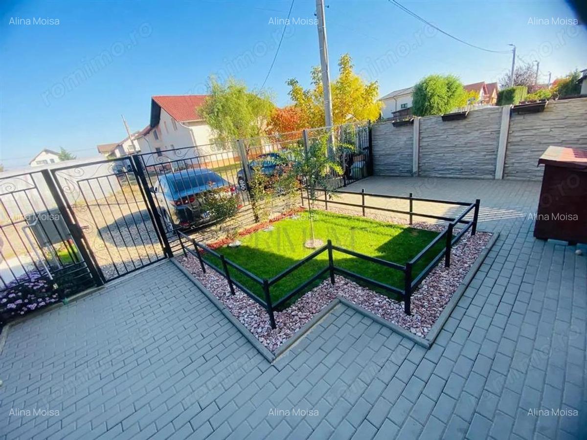 Duplex mobilat utilat - zona excelenta - teren 350 mp - curte amenajata - toate utilitatile - 2