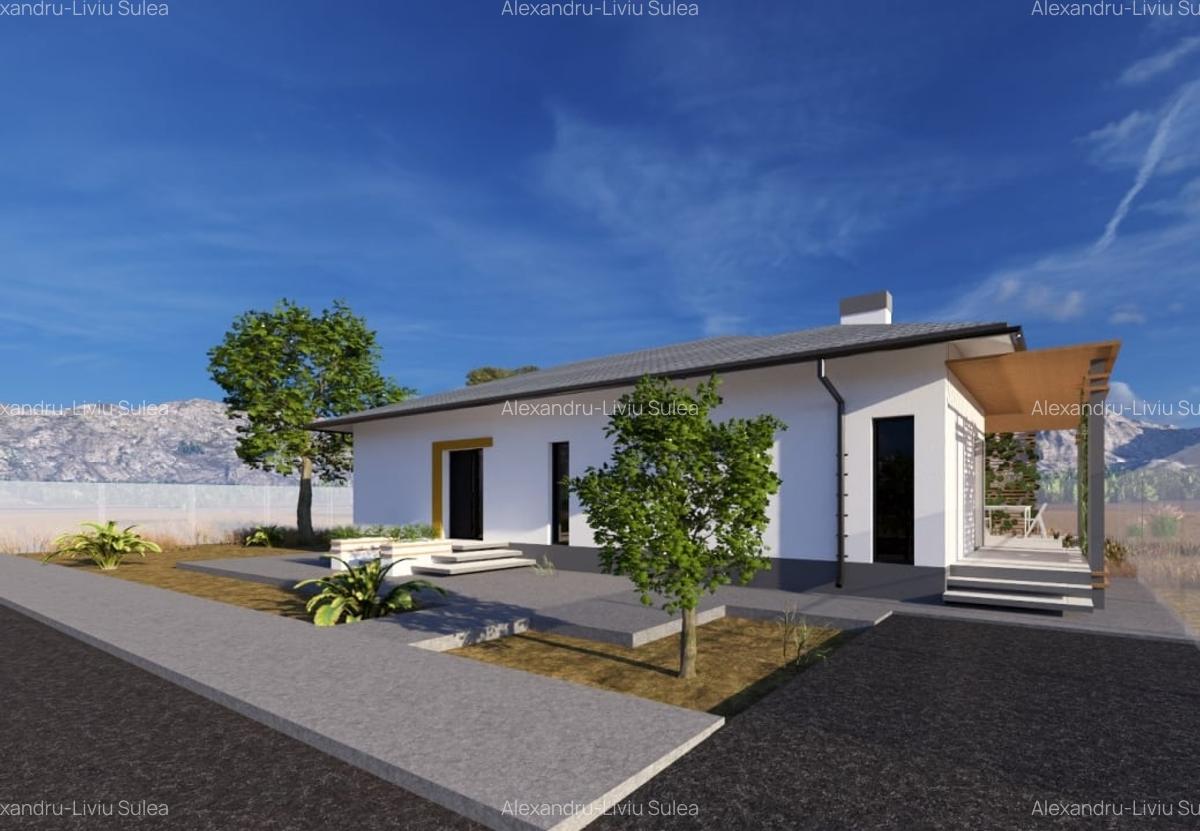 Casa individuala pe parter, teren 520mp, Stupini - 9