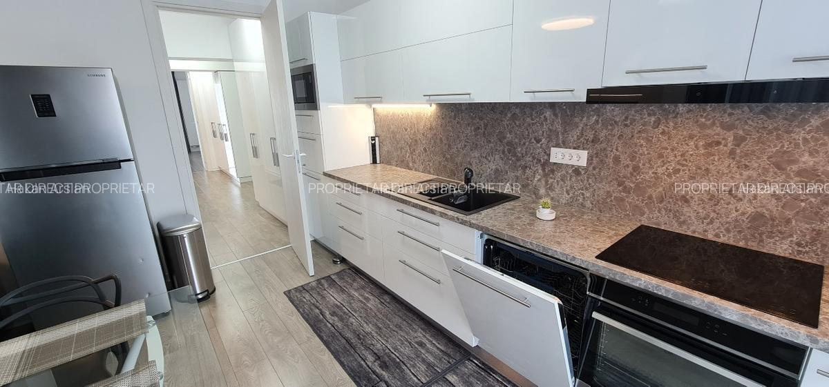 Apartament de 3 camere, 92 mp, 2 bai, 2 terase, centrala, parcare, Cloud9 - 5