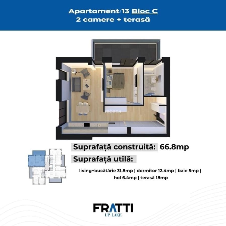 Apartamente premium cu vedere la lac-Uplake Residence lângă București-Dezvoltato - 14