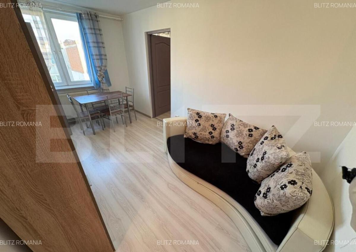 2 camere mobilat, 30 mp, centrala gata de mutat, zona - 5