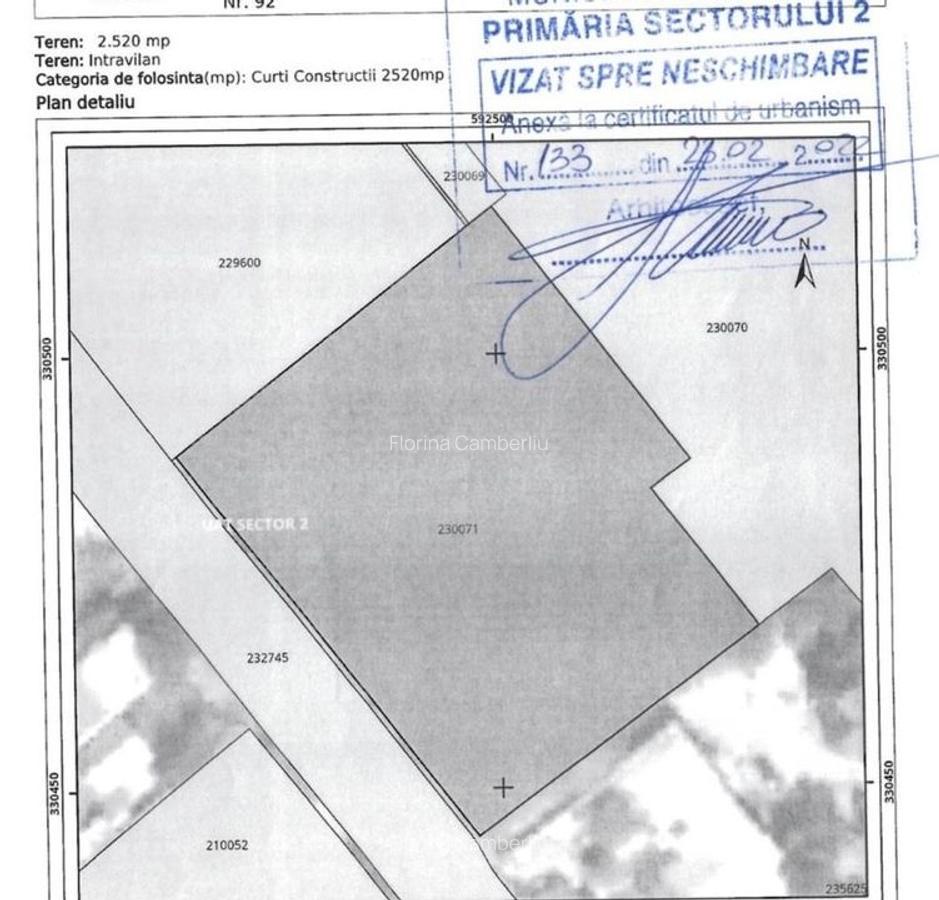 Fundeni, teren in  suprafata de 2500 mp, cu o deschidere de 56 ml - 1