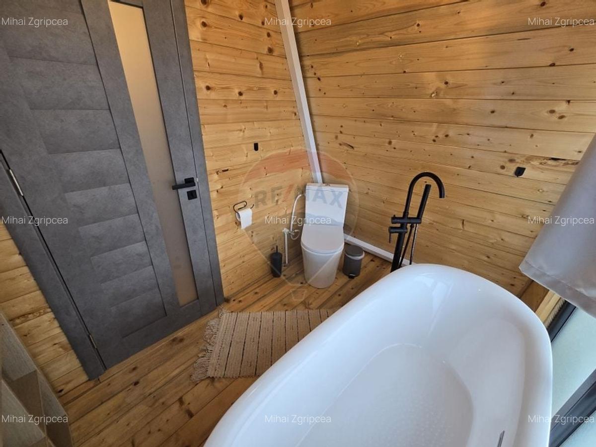 Proprietate Speciala in Gura Raului, Sibiu - Doua Cabane A-Frame - 9