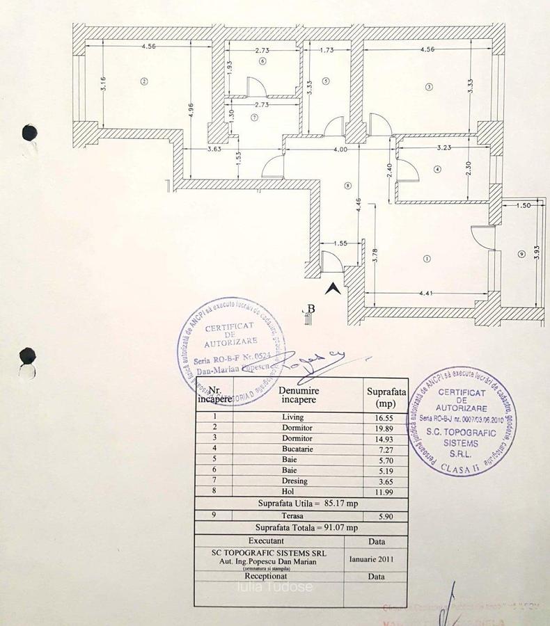 Apartament cu 3 camere decomandat în Splaiul Unirii - 2