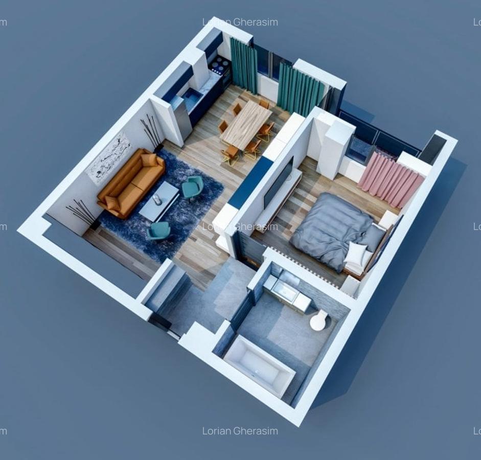 Apartament NOU 2 Camere *Open Space* Visan - 1