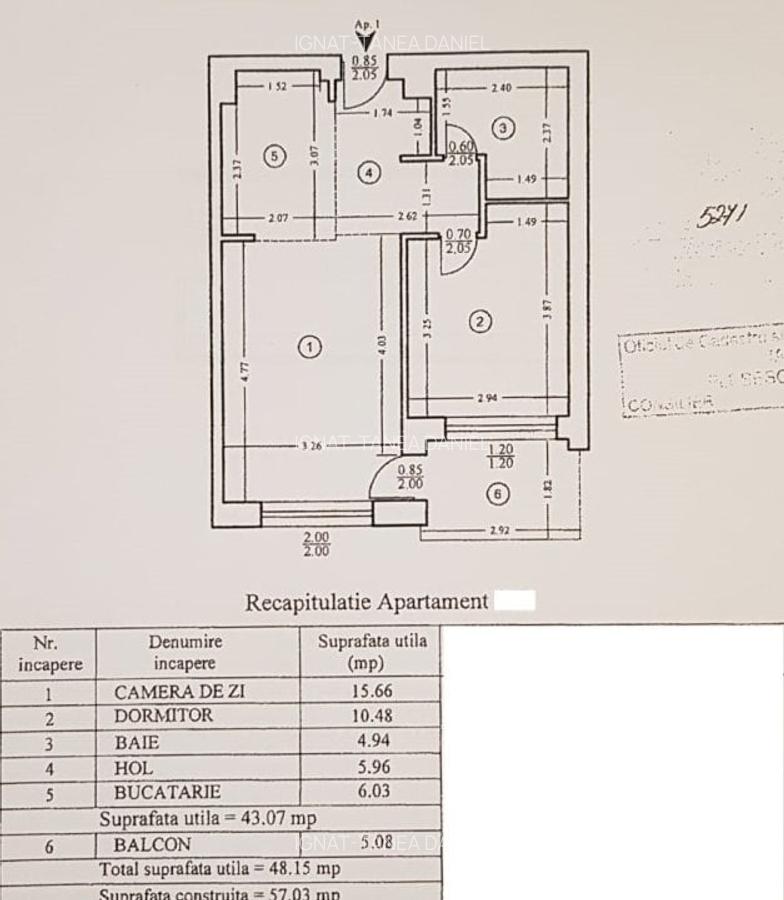 Apartament cu 2 camere, zona Tatarasi- Green Park - 9