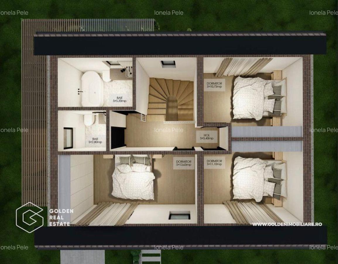 Casa/Vila ARYA P+E, 400 mp teren, Cartierul ATHENA, comision 0% - 7