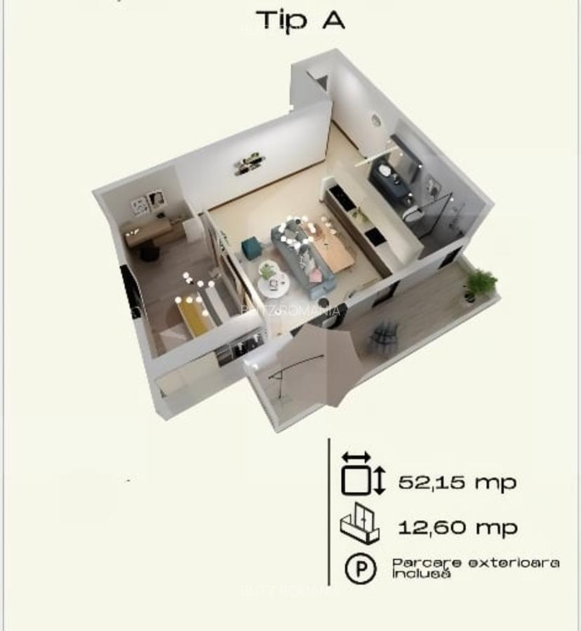 Apartament 2 camere Torontalului - 1