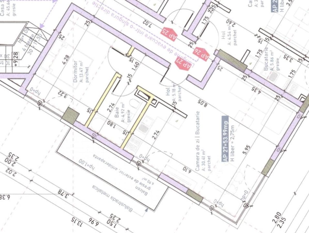 Oportunitate! Apartament 2 camere, 54 mp, finisat, bloc nou, Marasti - 1