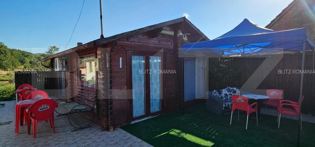 Doua unitati locative tip cabana - sat Pojoga, jud. Hunedoara - teren 1706 mp - 1
