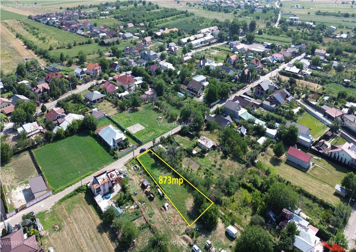 Teren intravilan de in Campineanca 873mp - 5