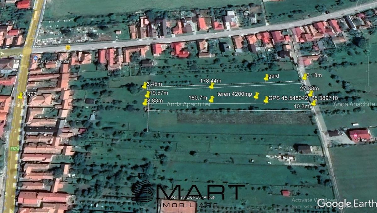 Teren intravilan 4200 mp Tohanu Nou - 4